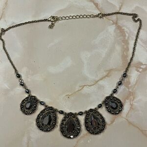 Elegant Black and Gold Necklace
